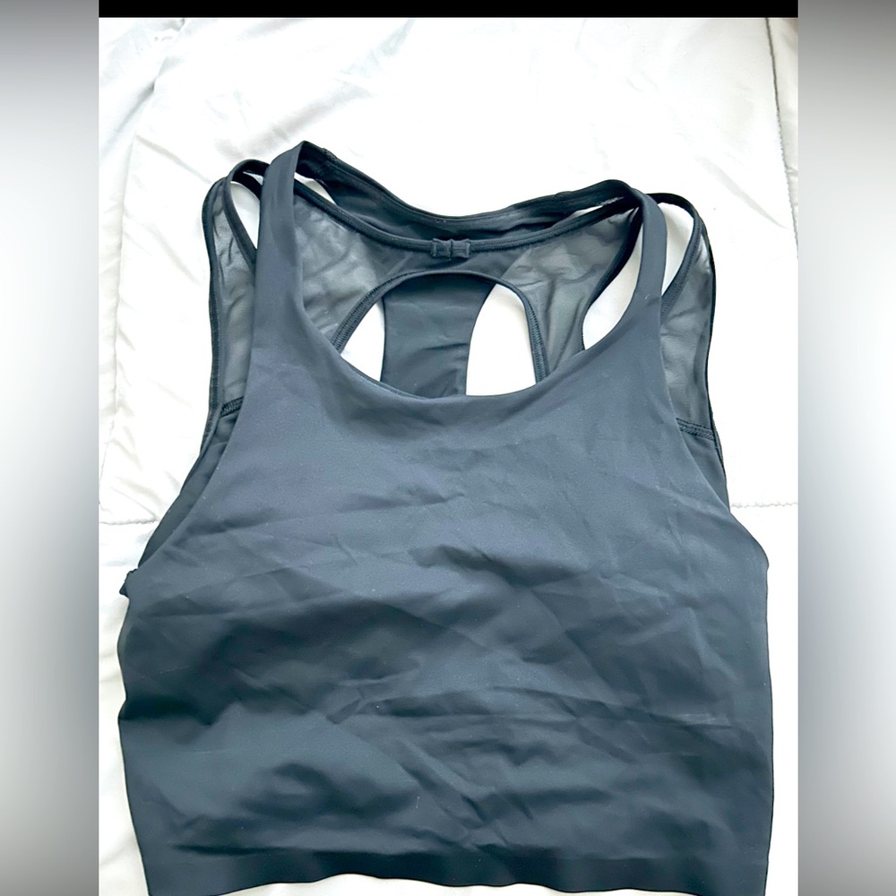 LULULEMON BLACK MESH BRA SIZE 6